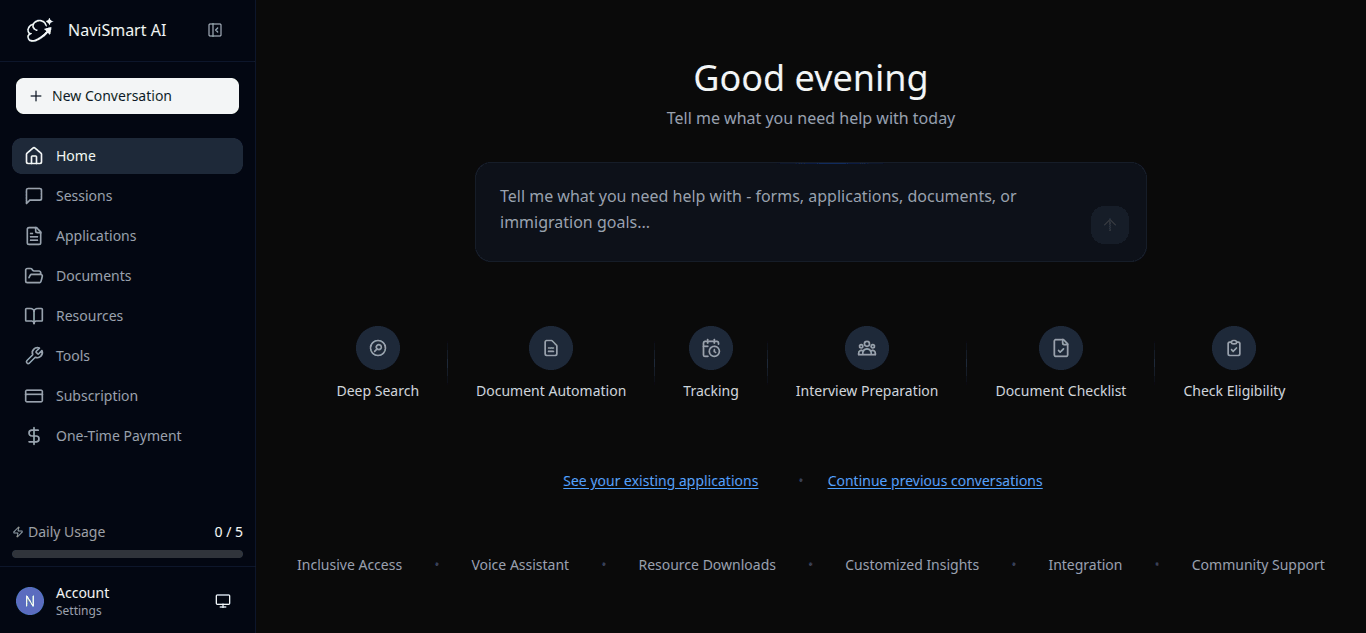 NaviSmart AI Dashboard